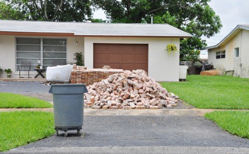 Residents disposing of household waste in Southgate